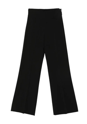 Patrizia Pepe logo-plaque trousers - Black