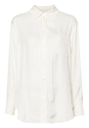 Victoria Beckham monogram shirt - White