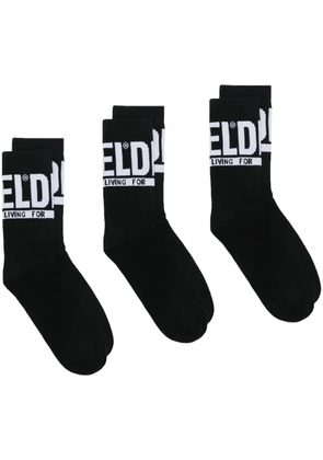 Diesel Skm-Ray-Threepack socks (pack of three) - Black