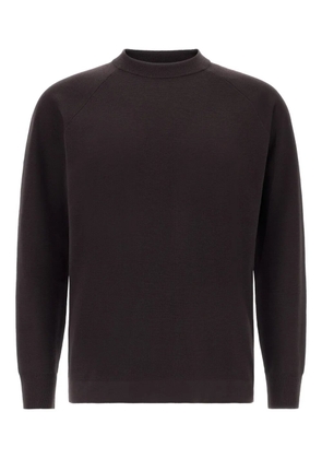 Boggi Milano raglan-sleeve crew-neck sweater - Brown