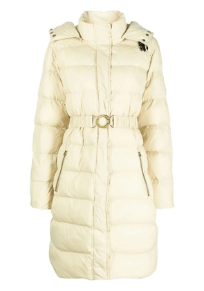PINKO zip-fastening padded coat - Neutrals