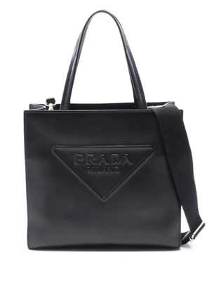 Prada Pre-Owned 10's Logo Triangle tote bag - Black