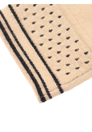 Hermès Pre-Owned 2010s twill bandana knitted dress - Brown