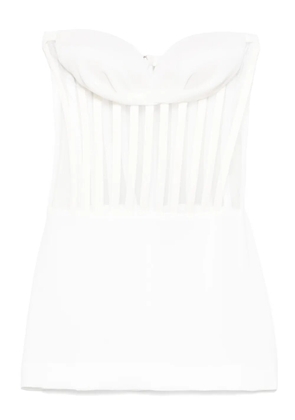 Mônot sweetheart bustier dress - White