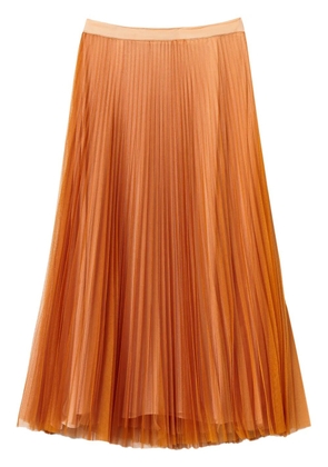 TWINSET pleated tulle skirt - Orange