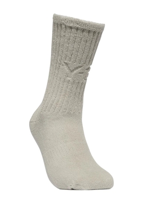 Y-3 debossed-logo socks - Neutrals