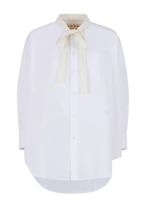 Marni bow-detail shirt - White