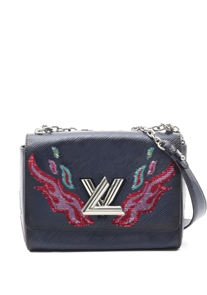 Louis Vuitton Pre-Owned Twist MM epi-leather sequin-detail shoulder bag - Blue