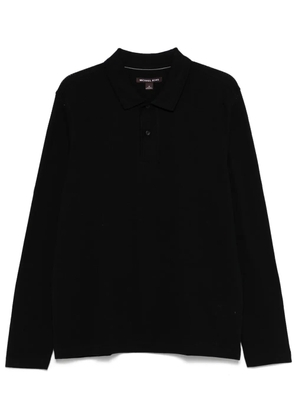 Michael Kors waffle-knit polo shirt - Black