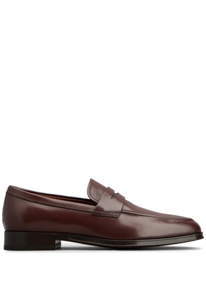 Tod's leather loafers - Brown