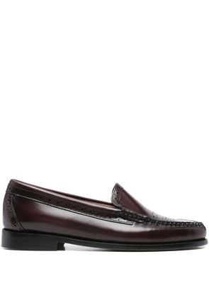 G.H. Bass & Co. leather loafers - Red