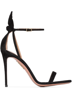 Aquazzura Bow Tie 105mm bow sandals - Black
