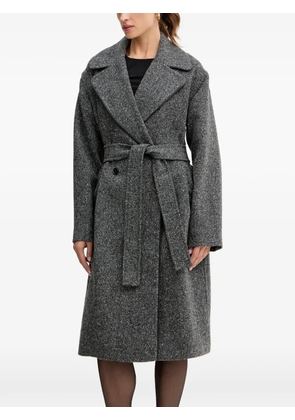 Iceberg belted double-breasted coat - Grey