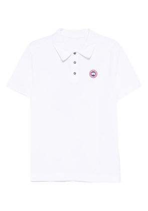 Canada Goose logo-patch polo shirt - Neutrals