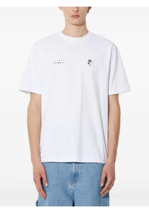 Stampd palm-tree-graphic T-shirt - White