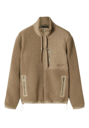 Axel Arigato embroidered-logo jacket - Brown