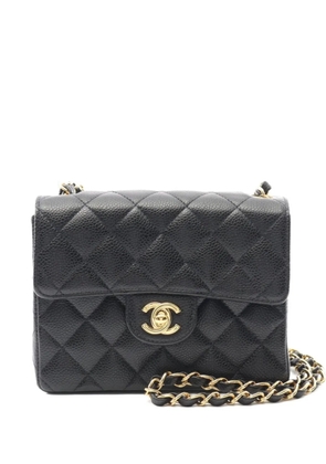 CHANEL Pre-Owned 2004-2005 mini matelasse chain shoulder bag - Black