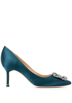Manolo Blahnik Hangisi pumps - Blue