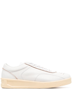 Jil Sander logo low-top sneakers - White