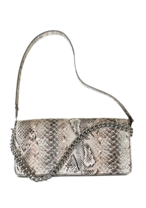 TWINSET snakeskin-print crossbody bag - Neutrals