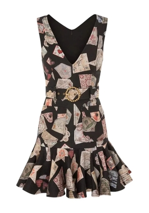 ZIMMERMANN Dream Flip belted ruffled mini dress - Black