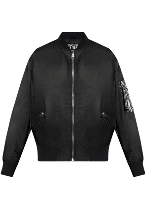Versace Jeans Couture Striped bomber jacket - Black