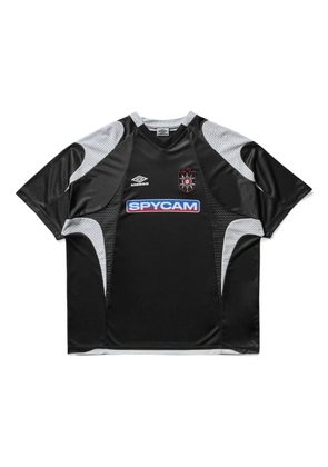 UMBRO panelled-design T-shirt - Black