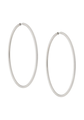 Maria Black Senorita 50 hoops - Silver