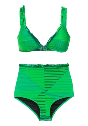 Amir Slama printed bikini set - Green