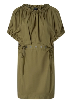 PINKO gathered mini dress - Green