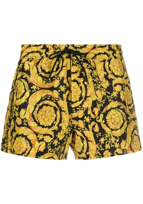 Versace Barocco swim shorts - Black
