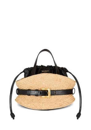 Balmain mini Shuffle tote bag - Neutrals