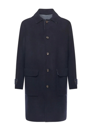 Eleventy wool coat - Blue