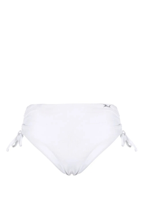 Karl Lagerfeld Karl DNA Culotte bikini bottoms - White