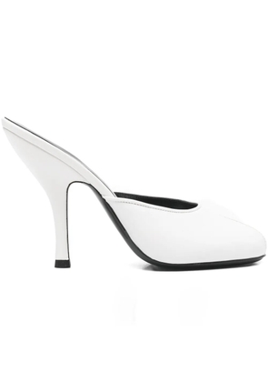 Jude Date leather mules - White