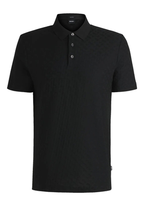 BOSS cotton polo shirt - Black