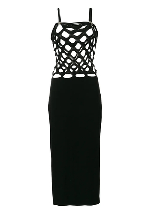 Jean Paul Gaultier Pre-Owned Suspenders strap dress - Black