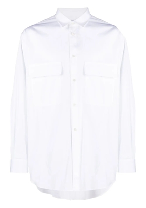 Comme Des Garçons Shirt long-sleeve cotton shirt - White