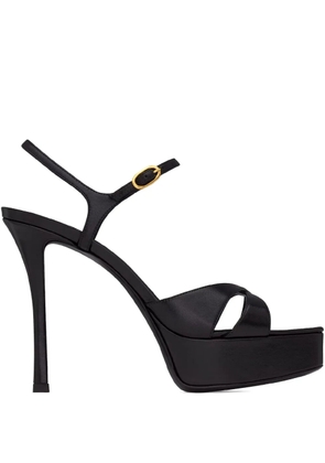 Saint Laurent 85mm Debbie platform sandals - Black