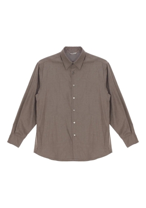 Auralee light wool shirt - Brown