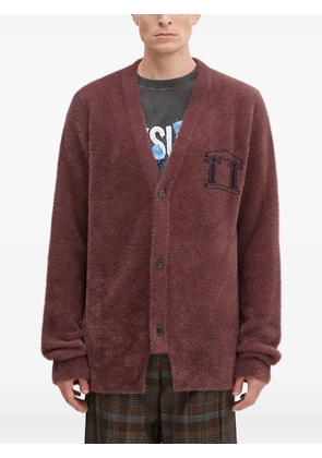 Aries chenille-knit cardigan - Brown