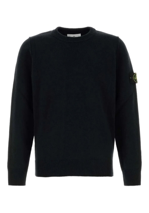 Stone Island 5100072 crew-neck cotton-blend jumper - Black