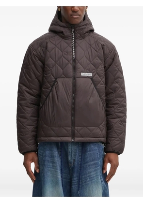 NO PROBLEMO quilted hooded jacket - Brown