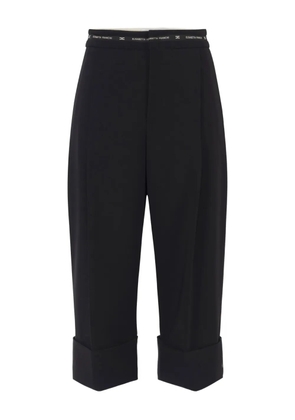 Elisabetta Franchi tailored cropped trousers - Black