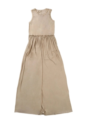 Uma Wang jersey midi dress - Neutrals