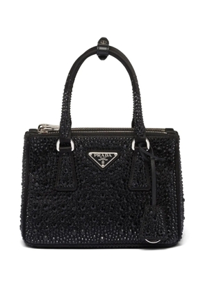 Prada Galleria embellished mini bag - Black