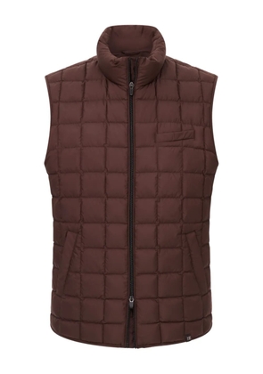 Boggi Milano quilted goose-down vest - Brown