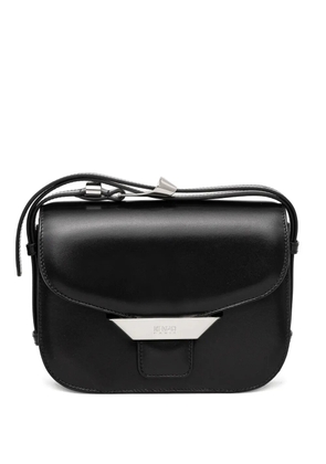Kenzo Ribbon flap leather shoulder bag - Black