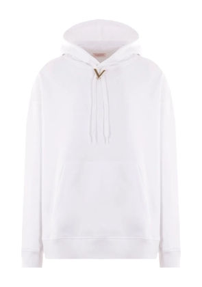 Valentino Garavani VLogo cotton hoodie - White