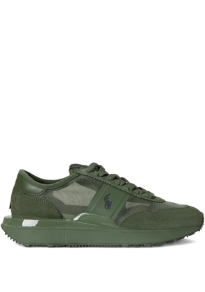 Polo Ralph Lauren mesh suede train 89 trainers - Green